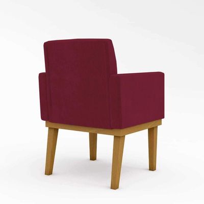 Kit Sofá Namoradeira + Poltrona Reforçada marsala