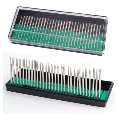 Kit Broca Diamantadas 30 Und Lixa Elétrica Micromotor