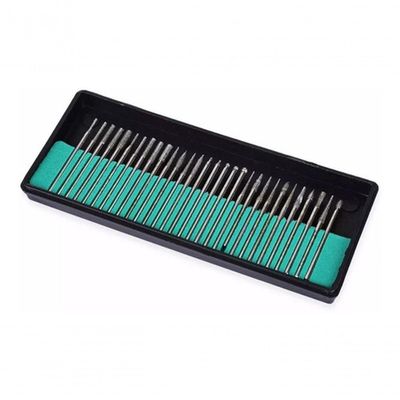 Kit Broca Diamantadas 30 Und Lixa Elétrica Micromotor