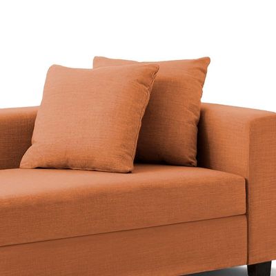 Recamier Divã Aspen 1,60m Veludo Terracota - Inova Decorações
