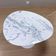 Mesa De Jantar Sol Saarinen Orgânica E Marmore Branco Extra 100x90cm