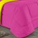 Kit Edredom Dupla Face + Jogo De Lençol Solteiro Nobre 5 Peças Malha 100% Algodão - Pink / Amarelo