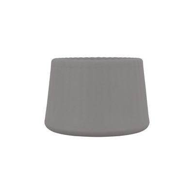 Vaso Tramontina Lótus em Polietileno Concreto 8,5 cm