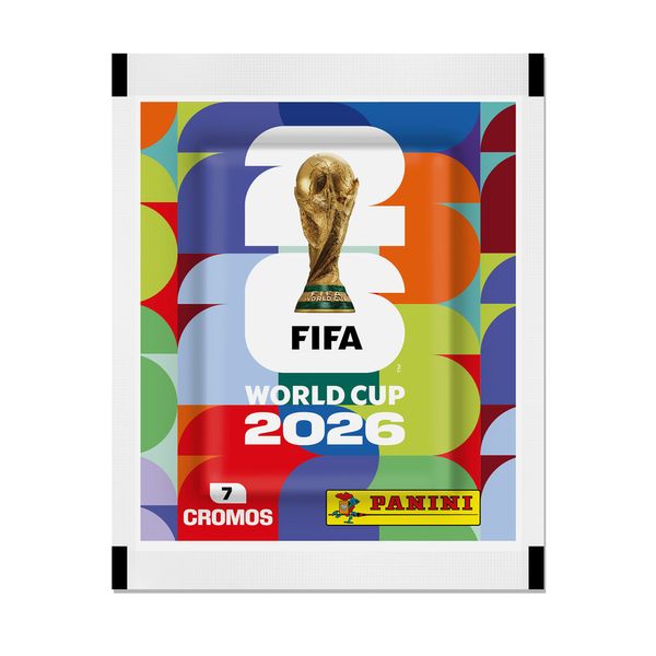 Envelope Com 7 Figurinhas Copa do Mundo 2026 - Panini