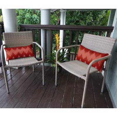 Capa Retangular Impermeável para Almofada Lombar em Poliéster, Uso Interno/Externo para Móveis de Pátio - Vargottam 30,48 Cm × 45,72 Cm / Vermelho