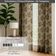 Cortinas de Algodão Extra Longas para Tetos Altos e Portas Francesas Filtrantes Passa-Varão/Abas Kit 2 Painéis Floral em Bloco - Vargottam 132,08 Cm (L) × 274,32 Cm (C) / Marrom