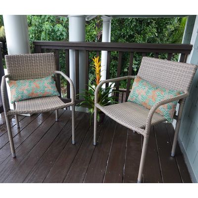 Capa Retangular para Almofada Lombar em Poliéster, Impermeável e Resistente a Intempéries, Interno/Externo para Móveis de Pátio - Vargottam 30,48 Cm × 60,96 Cm / Verde