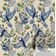 Papel Contato Vinílico Autoadesivo Removível À Prova d'Água, Pássaro Azul em Voo e Folhagem Para Paredes e Armários - S4sassy 63,5 cm (L) × 152,4 cm (C) / Azul - Vinil Texturizado
