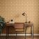Papel de Parede Estrela Marroquina Moderna Laranja, Vinílico Autoadesivo, Fácil Aplicação para Quarto, Armários e Sala - S4Sassy 63,5 cm (L) × 914,4 cm (C) / Laranja - Vinil Liso