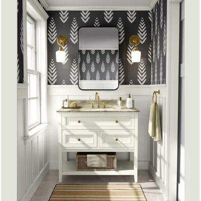 Papel de Parede Vinílico Autoadesivo Estampa Ikat de Folhas à Prova d'água Cinza Removível para Quartos, Salas e Armários - S4Sassy 63,5 cm (L) × 152,4 cm (C) / Cinza - Vinil Liso