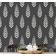 Papel de Parede Vinílico Autoadesivo Estampa Ikat de Folhas à Prova d'água Cinza Removível para Quartos, Salas e Armários - S4Sassy 63,5 cm (L) × 152,4 cm (C) / Cinza - Vinil Liso