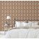 Papel de Parede Marrom com Motivo Tribal de Folhas, Vinil Autoadesivo, Fácil Aplicação para Quarto, Armários e Sala - S4Sassy 63,5 cm (L) × 914,4 cm (C) / Marrom - Vinil Liso