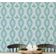 Papel de Parede Vinílico Autoadesivo com Motivo Tribal de Folhas Verdes, Decoração Fácil DIY para Quarto, Armários e Salas - S4Sassy 63,5 cm (L) × 609,6 cm (C) / Verde - Vinil Liso