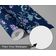 Papel de Parede Vinílico Autoadesivo Azul, Floral Rústico de Trepadeira, Prova d'Água Removível para Salas, Aluguel e Armários - S4Sassy 63,5 cm (L) × 152,4 cm (C) / Azul - Vinil Liso