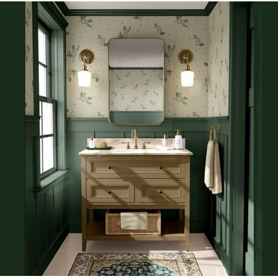 Vinil Autoadesivo Mini Floral, Impermeável, Verde, Removível, Estilo Asiático, para Quartos, Salas, Espaços de Locação e Armários - S4Sassy 63,5 cm (L) × 152,4 cm (C) / Verde - Vinil Texturizado