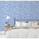 Papel de Parede Estampa Tropical de Folhas Azul, Vinil Autoadesivo Decorativo, Fácil DIY para Quarto, Armários e Ambientes - S4Sassy 63,5 cm (L) × 304,8 cm (C) / Azul - Vinil Texturizado
