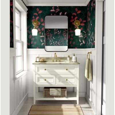 Papel de Parede Folhas de Outono Verde, Vinil Autoadesivo, Envoltório Decorativo Fácil para Quarto, Sala e Armários - S4Sassy 63,5 cm (L) × 609,6 cm (C) / Verde - Vinil Texturizado