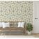 Papel de Parede Floral Moderno Amarelo, Vinil Autoadesivo, Revestimento Decorativo, Aplicação Fácil para Quarto, Armários e Sala - S4Sassy 63,5 cm (L) × 914,4 cm (C) / Amarelo - Vinil Texturizado