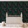 Papel de Parede Folhas de Outono Verde, Vinil Autoadesivo, Envoltório Decorativo Fácil para Quarto, Sala e Armários - S4Sassy 63,5 cm (L) × 914,4 cm (C) / Verde - Vinil Texturizado