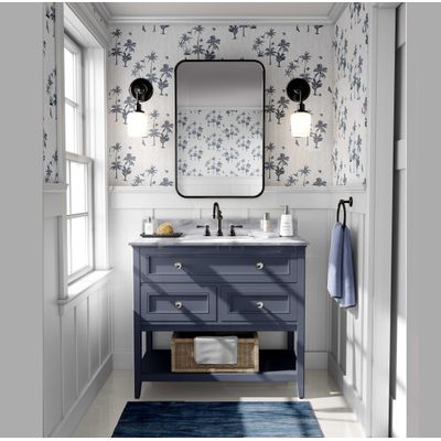 Mini Ilha de Palmeira Papel de Parede Cinza Autoadesivo de Vinil, DIY Fácil para Quarto, Sala, Armários - S4Sassy 63,5 cm (L) × 152,4 cm (C) / Cinza - Vinil Liso