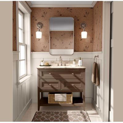 Vinílico Autoadesivo Impermeável Mini Floral, Marrom, Removível, Estilo Asiático para Quartos, Salas, Espaços Alugados e Armários - S4Sassy 63,5 cm (L) × 152,4 cm (C) / Marrom - Vinil Texturizado