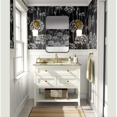 Adesivo de Parede Preto Contemporâneo Removível Autumn Bloom, Rolo Vinílico Autoadesivo Impermeável para Armários e Cômoda - S4sassy 63,5 cm (L) × 152,4 cm (C) / Preto - Vinil Liso