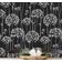 Adesivo de Parede Preto Contemporâneo Removível Autumn Bloom, Rolo Vinílico Autoadesivo Impermeável para Armários e Cômoda - S4sassy 63,5 cm (L) × 152,4 cm (C) / Preto - Vinil Liso