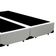 Cama Box Casal Bipartido Sintético Mega Cama Branco 138x188x42cm