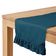 Caminho de Mesa Azul-Esverdeado Estiloso para Decoração de Casa, Casamento, Festa e Feriado - Vargottam 35,56 Cm (L) × 304,8 Cm (C) / Azul