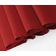 Caminho de Mesa Vermelho Liso em Algodão Slub Lavável com Babado Duplo para Mesa de Jantar - Vargottam 35,56 Cm (L) × 91,44 Cm (C) / Vermelho
