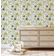 Adesivo de Parede Vinílico Removível Vida Marinha Aquarela Conchas e Estrelas-do-Mar Verde para Banheiro, Lavanderia e Armário - S4Sassy 63,5 cm (L) × 304,8 cm (C) / Verde - Vinil Texturizado