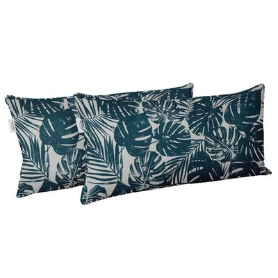 Capa Retangular para Almofada Lombar em Poliéster, Impermeável e Resistente a Intempéries, Interno/Externo para Móveis de Pátio - Vargottam 30,48 Cm × 45,72 Cm / Verde