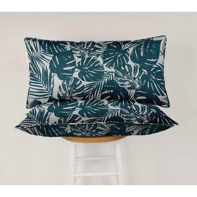 Capa Retangular para Almofada Lombar em Poliéster, Impermeável e Resistente a Intempéries, Interno/Externo para Móveis de Pátio - Vargottam 30,48 Cm × 45,72 Cm / Verde