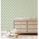 Papel de Parede Vinílico Autoadesivo Folha Leque Chic Impermeável Verde, Revestimento Removível para Quartos, Salas e Armários - S4Sassy 63,5 cm (L) × 914,4 cm (C) / Verde - Vinil Liso