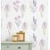 Papel Contact Vinílico Autoadesivo Removível Impermeável, Estampa Botânica em Tinta para Paredes, Armários e Cômoda, Branco - S4Sassy 63,5 cm (L) × 914,4 cm (C) / Branco - Vinil Texturizado