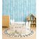 Papel de Parede Estilo Esboço de Árvore Moderna, Azul, Vinil Autoadesivo, Aplicação Fácil para Quarto, Armários, Salas - S4Sassy 63,5 cm (L) × 152,4 cm (C) / Azul - Vinil Texturizado