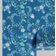 Vinil Autoadesivo Impermeável, Estampa Floral Rústica em Trepadeira Azul, Removível para Sala, Espaços Alugados e Armário - S4Sassy 63,5 cm (L) × 152,4 cm (C) / Azul - Vinil Liso