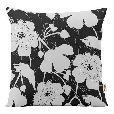 Capa para Almofada Decorativa Impressa, Tema Branco - Vargottam 50,8 Cm × 50,8 Cm – Quadrado / Branco