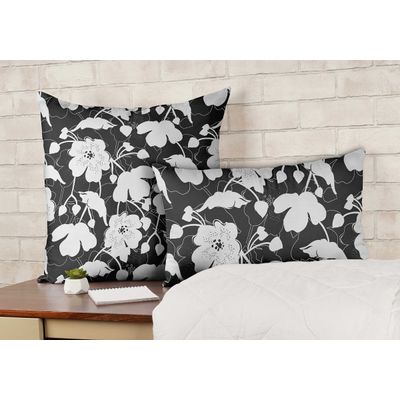 Capa para Almofada Decorativa Impressa, Tema Branco - Vargottam 60,96 Cm × 60,96 Cm – Retangular / Branco