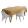 Toalhas de Mesa Impermeáveis para Interior e Exterior, Capas de Mesa Primavera/Verão para Mesa Circular, Churrasco e Piquenique - Vargottam 147,32 Cm × 147,32 Cm / Bege