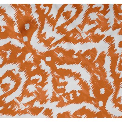 Toalha de Mesa Interna/Externa Impermeável para Pátio, Capa de Mesa Primavera/Verão para Quintal/Churrasco/Piquenique - Vargottam 147,32 Cm × 147,32 Cm – Quadrado Com Furo Para Guarda-Sol / Laranja