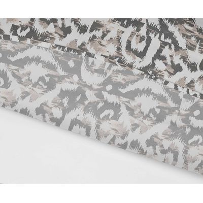 Toalha de Mesa Impermeável para Uso Interno e Externo, Pátio, Primavera/Verão, Mesa de Quintal/Churrascos/Piquenique - Vargottam 147,32 Cm × 147,32 Cm – Quadrado Com Furo Para Guarda-Sol / Cinza