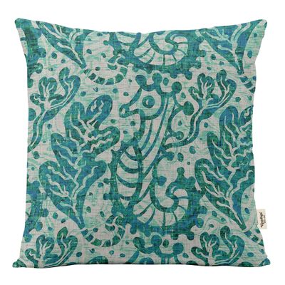 Capas Decorativas para Travesseiro e Almofada Estampadas Tema Azul - Vargottam 60,96 Cm × 60,96 Cm – Retangular / Azul