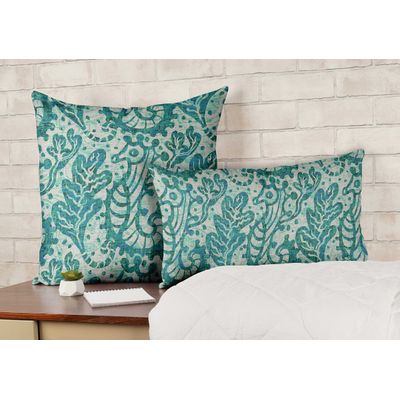 Capas Decorativas para Travesseiro e Almofada Estampadas Tema Azul - Vargottam 60,96 Cm × 60,96 Cm – Retangular / Azul