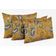 Capas de Almofada Estampadas Amarelas de Luxo, Capas de Almofada Decorativas, Capa para Almofada de Sofá - Vargottam 35,56 Cm × 60,96 Cm – Retangular / Amarelo