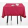 Toalha de Mesa Redonda com Babados de Algodão Lisa para Cozinha e Jantar, Decorativa, Rosa - Vargottam 152,4 Cm × 154,4 Cm – Quadrado / Rosa