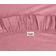 Toalha Redonda de Mesa de Algodão com Babados, Capa Protetora Lisa Lavável Estilo Rústico, Rosa - Vargottam 162,56 Cm – Redondo / Rosa