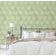 Papel de Parede Vintage com Árvore de Cipreste Verde, Vinil Autoadesivo, Aplicação DIY para Quarto Fazenda, Armários e Ambientes - S4Sassy 63,5 cm (L) × 152,4 cm (C) / Verde - Vinil Liso