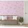 Papel de Parede Autoadesivo Motivo Clássico de Folhagem Rosa, Vinil Removível Faça-Você-Mesmo para Parede de Entrada - S4sassy 63,5 cm (L) × 304,8 cm (C) / Rosa - Vinil Texturizado