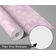 Papel de Parede Autoadesivo Motivo Clássico de Folhagem Rosa, Vinil Removível Faça-Você-Mesmo para Parede de Entrada - S4sassy 63,5 cm (L) × 304,8 cm (C) / Rosa - Vinil Texturizado